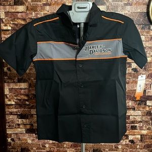 Harley Davidson Boys woven shop shirt